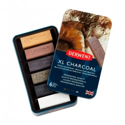 Set Barras Carboncillo Charcoal XL Derwent | Casa Piera Bellas Artes