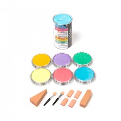 Sets 6 PanPastel Metálicos e Iridiscentes + Sofft Tools