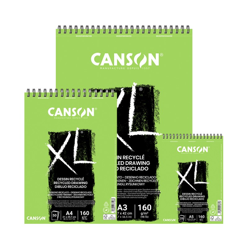 Bloc XL Recyclé Canson Amb Espiral