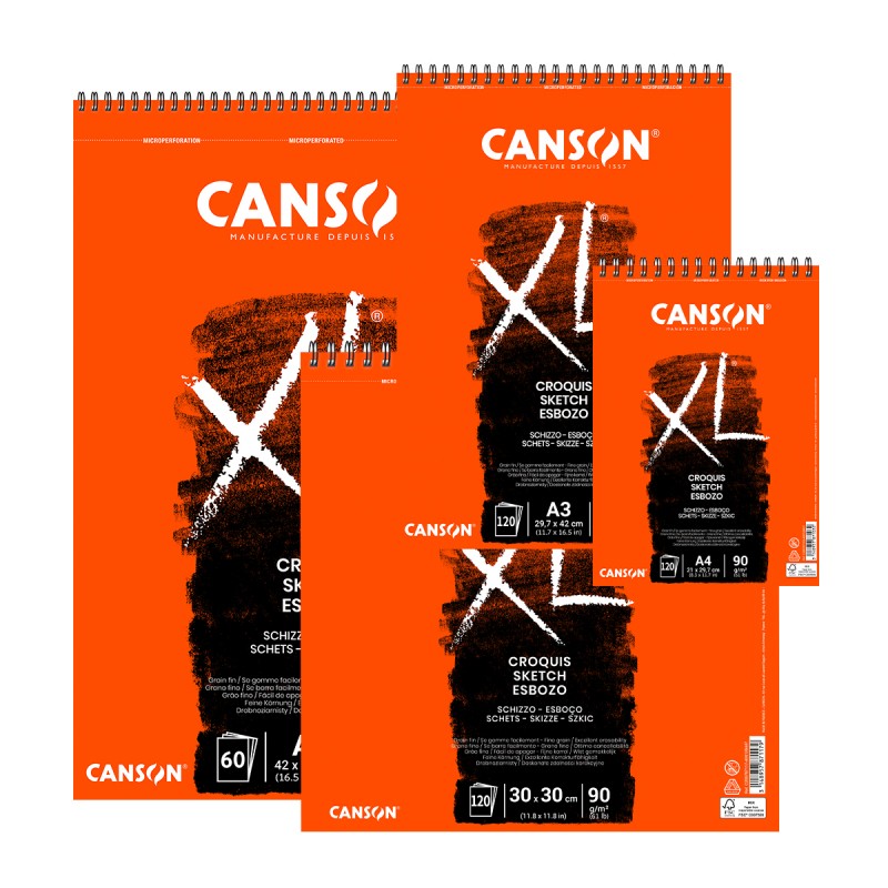 Quaderno per schizzi Canson XL con schizzi rilegati a spirale