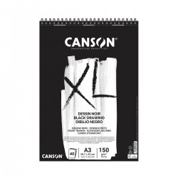 Bloc XL Dessin Noir Canson Con Espiral