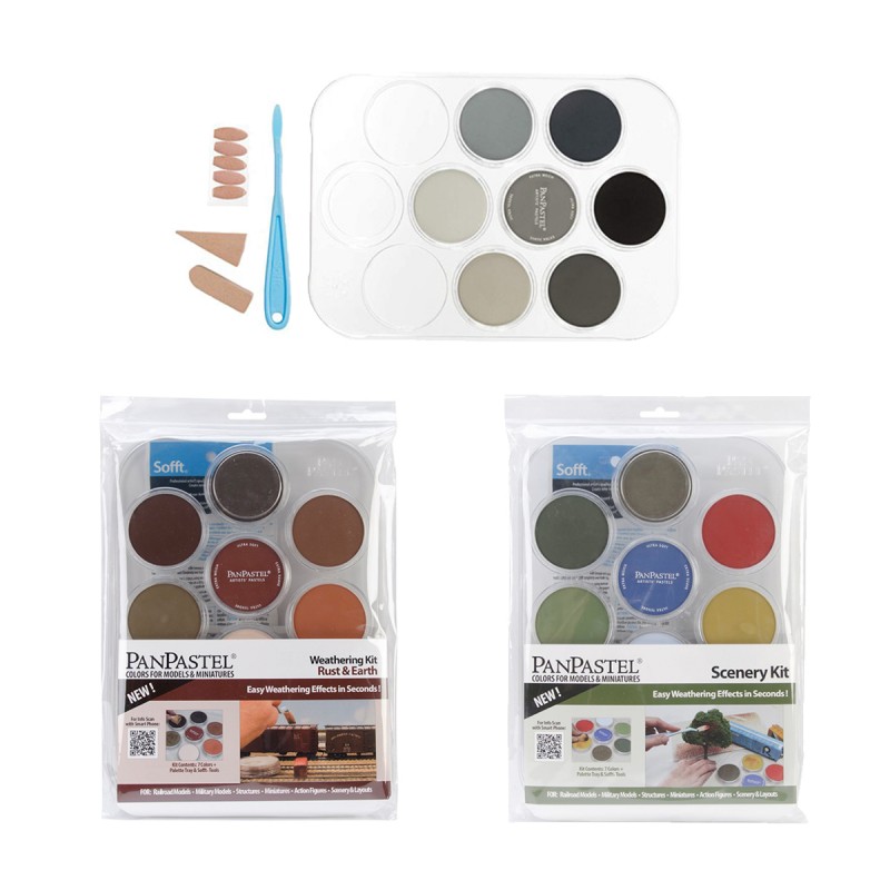Set 7 Maquetismo PanPastel + Strumenti Sofft
