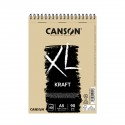 Bloc XL Kraft Canson Con Espiral