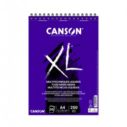 Bloc XL Fluid Mixed Media Canson Con Espiral