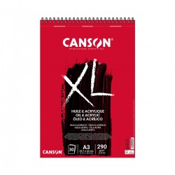 Bloc XL Óleo Y Acrílico Canson Con Espiral