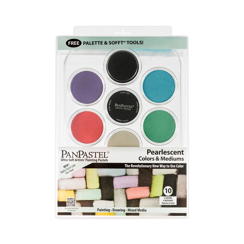 Set 10 PanPastel Perlados y Mediums