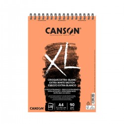 Bloc XL Croquis Extra Blanco Canson Con Espiral