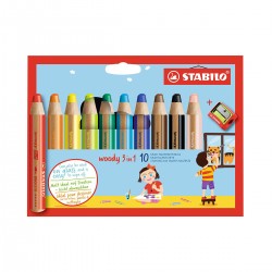 Set Llapis Woody Stabilo 3 en 1