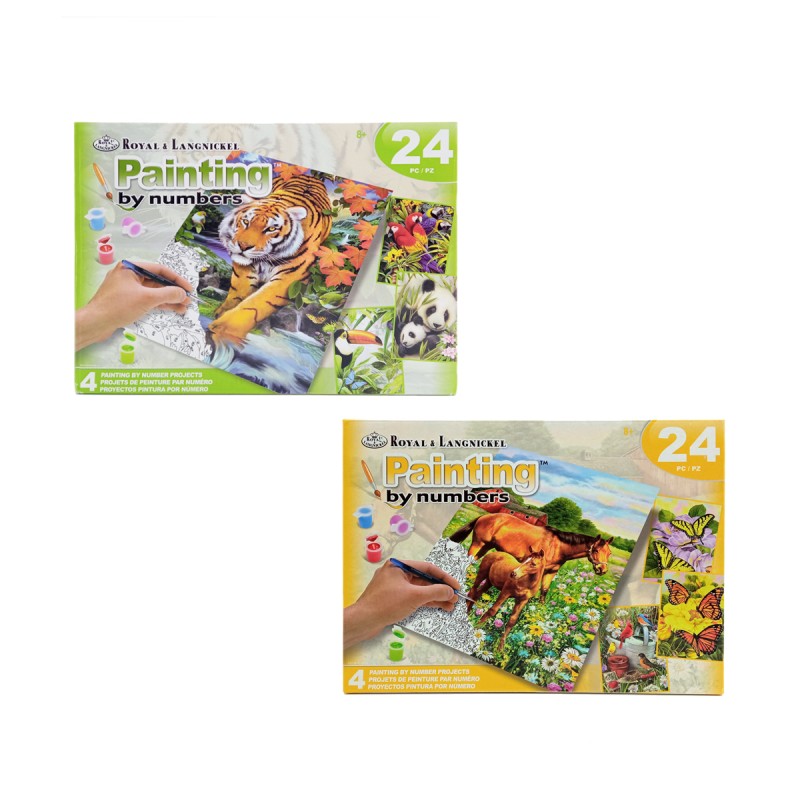 Sets Pintar por Números 24 piezas