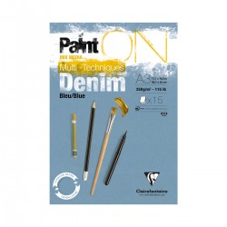 Bloc Paint'On Denim Bleu Clairefontaine