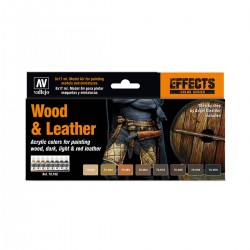 Set Legno e Pelle Modello Aria Vallejo