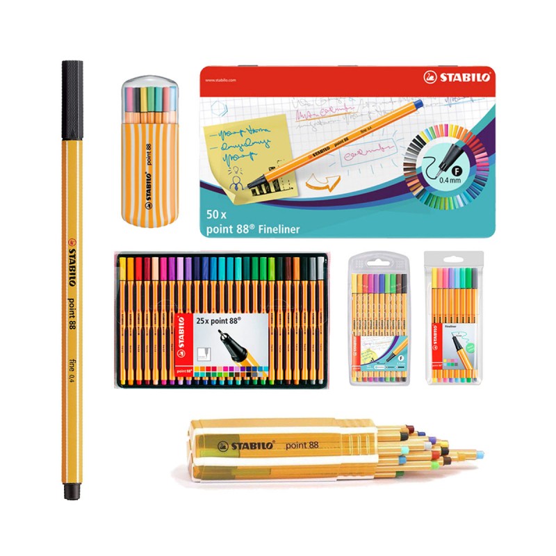 Sets i Estoigs Fineliner Point 88 Stabilo