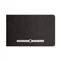 Crok Book Clairefontaine Taccuino in carta nera 120G