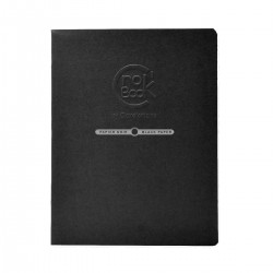 Crok Book Clairefontaine Quadern Paper Negre 120G