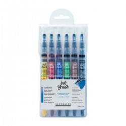 Set 6 Ink Brush Sennelier