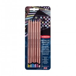Set 6 Llapis Bright Metallic Derwent | Casa Piera Belles Arts Barcelona