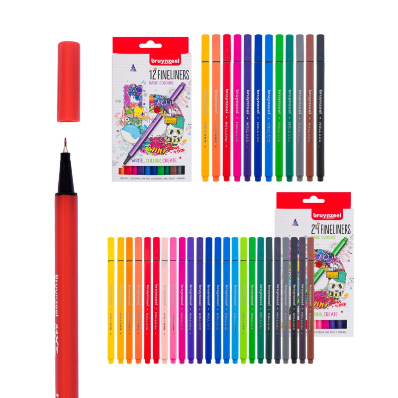 Set Fineliners Bruynzeel