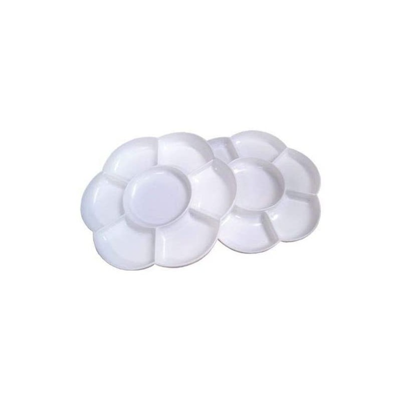 Paleta Doble Plástico Flor Talens