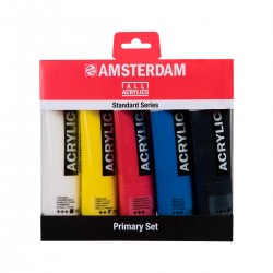 Set 5 Primarios 120ml Acrílico Amsterdam | Casa Piera Bellas Artes