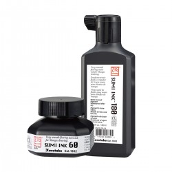 Tinta Sumi Ink Negro Intenso Kuretake | Casa Piera Bellas Artes