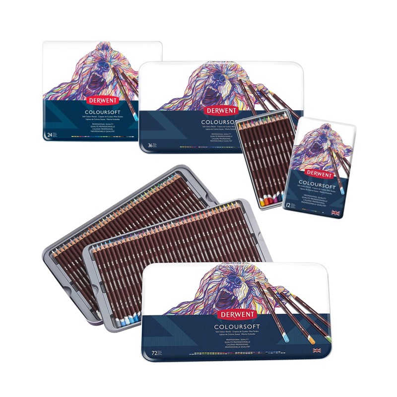Set di matite Coloursoft Derwent