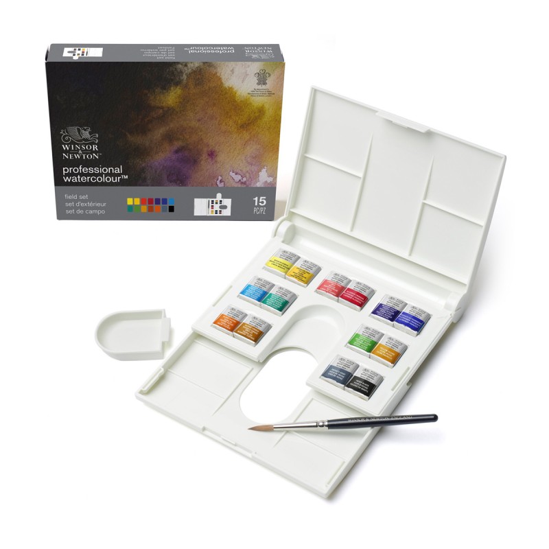 Caixa Compacta Aquarel·la Professional Winsor&Newton