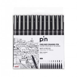 Sets Fineliner Uni Pin