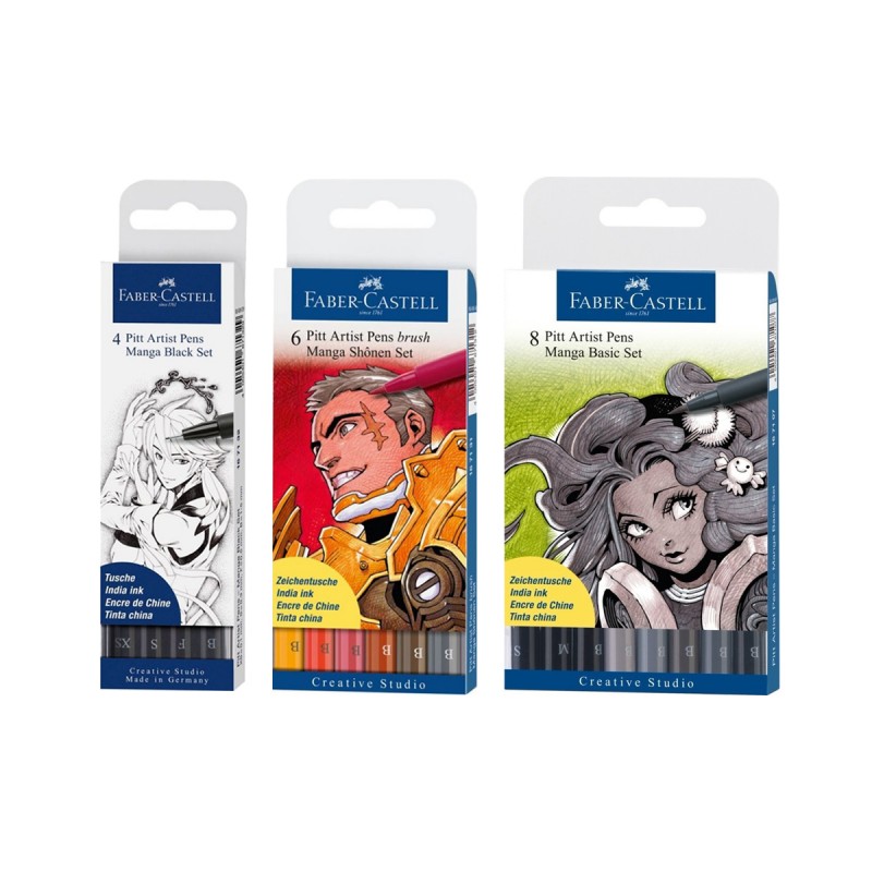 Set di manga per artisti Faber-Castell Pitt