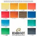 Scatole in metallo con acquerelli Rembrandt