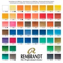 Scatole in metallo con acquerelli Rembrandt