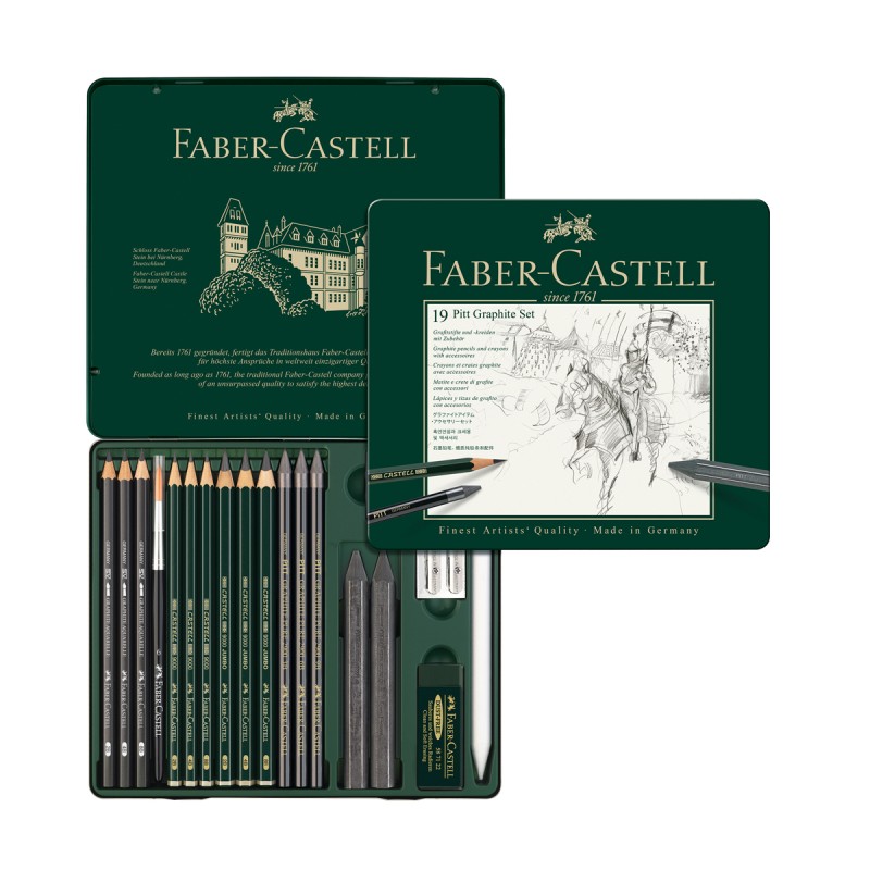 Set Grafits Pitt Graphite Faber-Castell