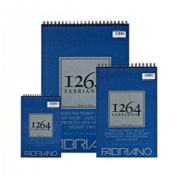 Bloc 1264 Dibuix Negre 200g Fabriano | Casa Piera Belles Arts Barcelona
