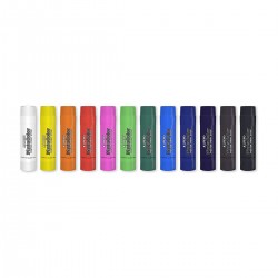 Capsa Témpera Barra 12 colores Alpino