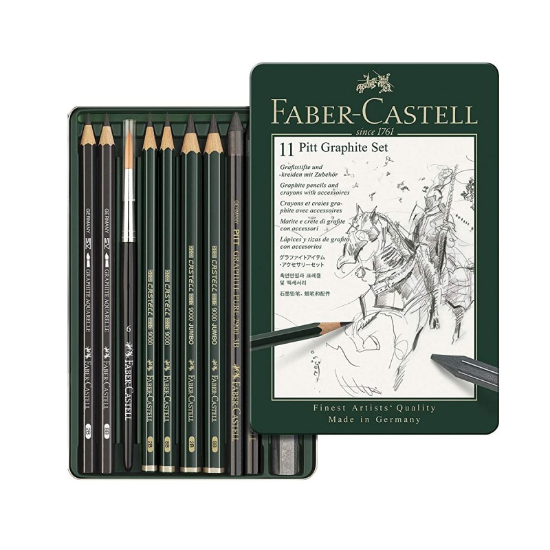 Set 11 Grafits Pitt Faber-Castell
