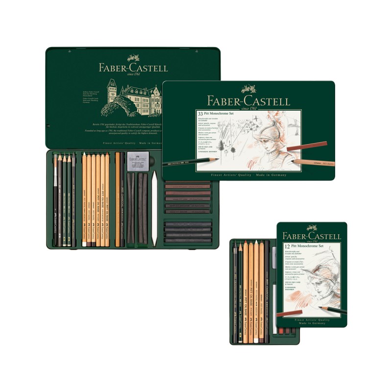 Set monocromatico Faber-Castell Pitt