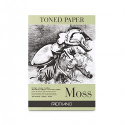 Bloc Papel Verdes Toned Moss Fabriano 120g | Casa Piera Bellas Artes