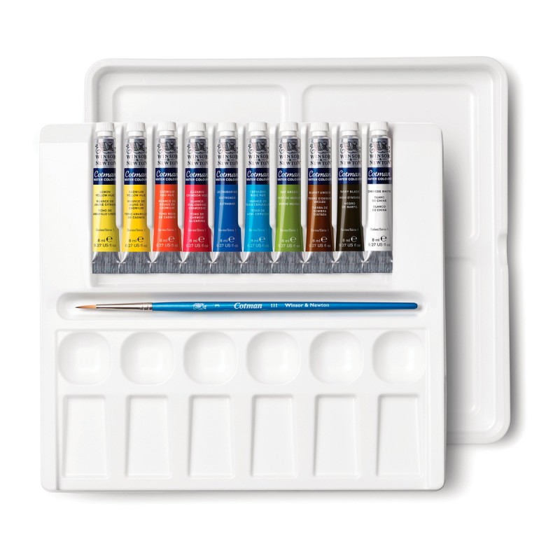 Caixa Paleta 10 Tubs Aquarel·la Cotman Winsor&Newton