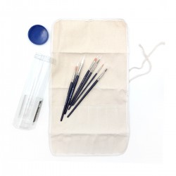 Set Pinzells Variats Mànec Curt + Estoig Plegable Van Gogh | Casa Piera Belles Arts Barcelona
