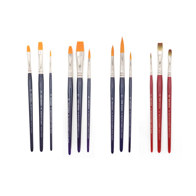 Sets 191-194-195 Pinzells Aquarel·la Van Gogh