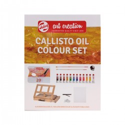 Set per olio o acrilico con cavalletto Royal Talens