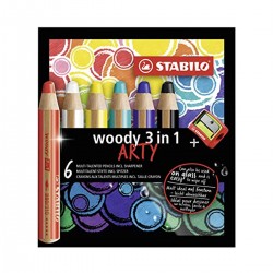 Set Llapis Woody Stabilo 3 en 1
