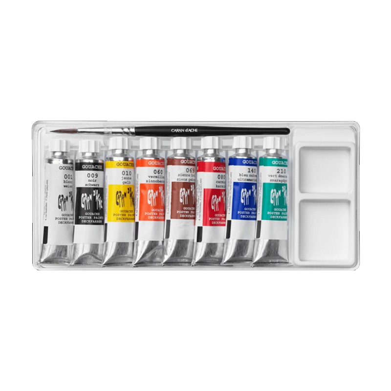 Set Tubos 10ml Gouache Studio Caran d'Ache