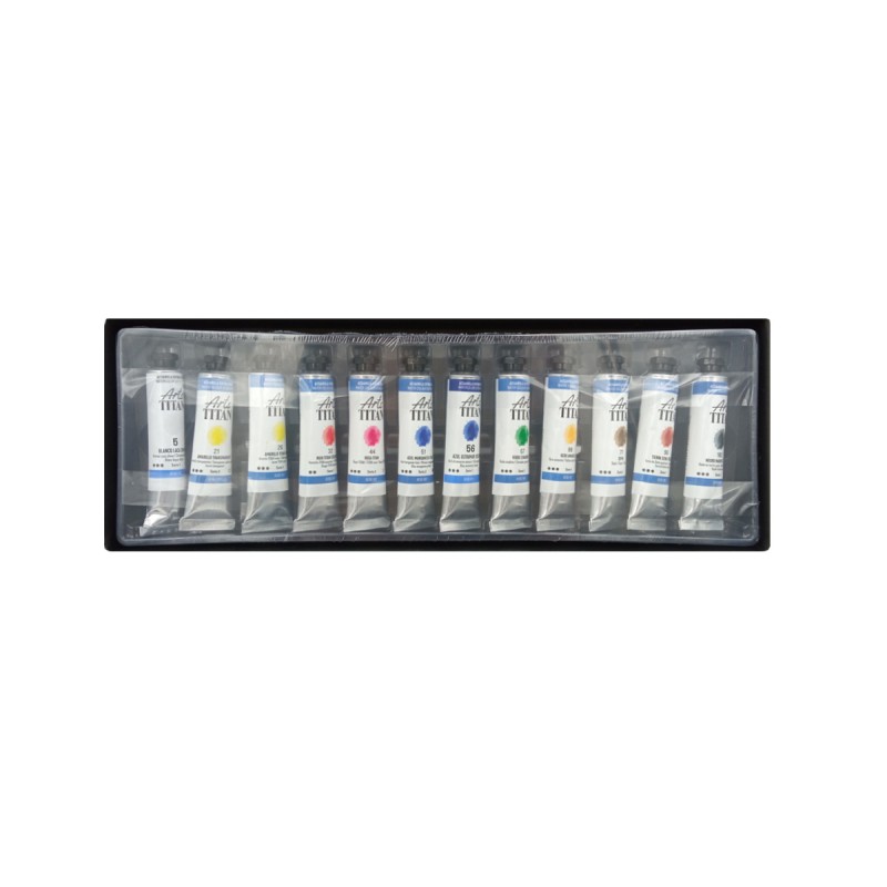 Set Acuarela 12x20ml Titan