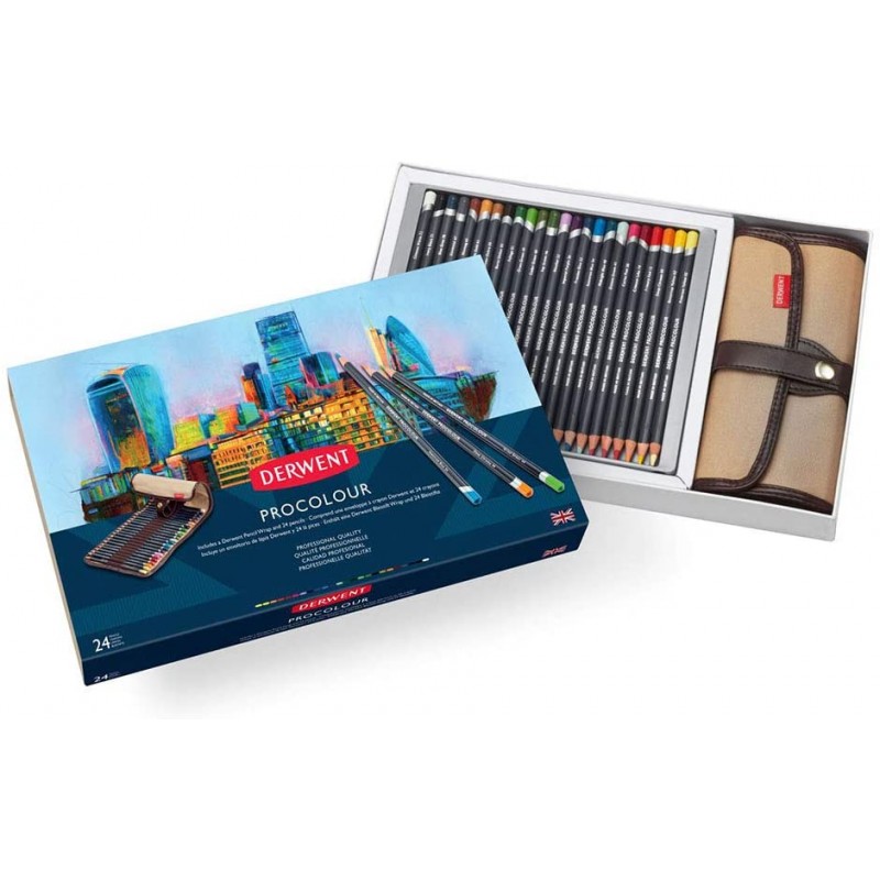 Set Derwent 24 matite Procolour + astuccio