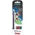Pentel Dual Metallic 4COL Set di penne a sfera Pentel Dual Metallic
