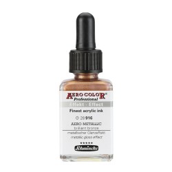 Tinta Acrílica Aero Metálico Schmincke 28 mL