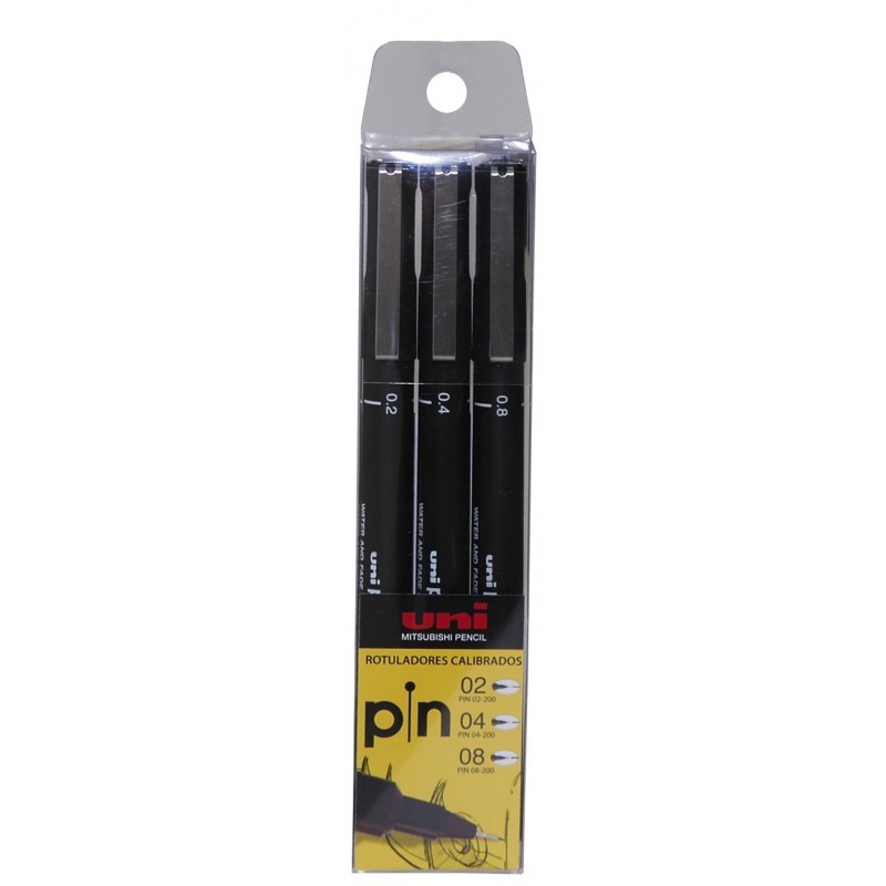 Set 3 Retoladors Calibrats Unipin