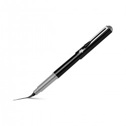 Pincel-Rotulador de Bolsillo Pentel + 4 Cartuchos Negro