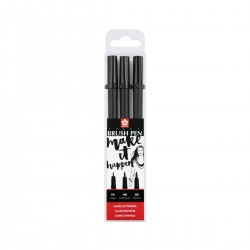Set de 3 Pigma Brush Pen | Casa Piera Bellas Artes Barcelona
