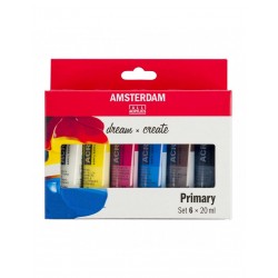 Set Acrílicos Amsterdam Tubo 20 mL